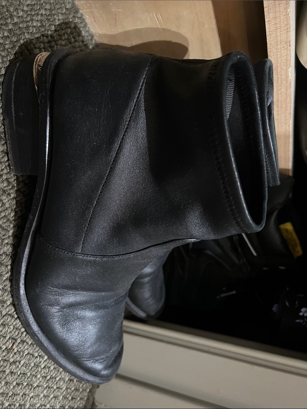 Alexander Wang Black Leather Ankle Booties with Low Heel